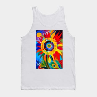 Sunflower Serenade: Nature's Vibrant Beauty Tank Top